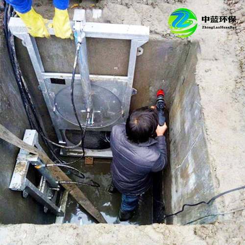 智能截流井一体化智能截井一体化截流井液压智能平板闸门