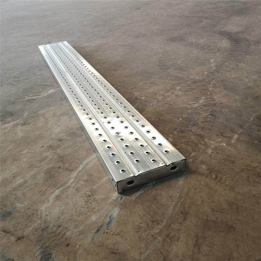 热镀锌钢跳板可定建筑施工用全包头钢跳板脚手架热镀锌踏板