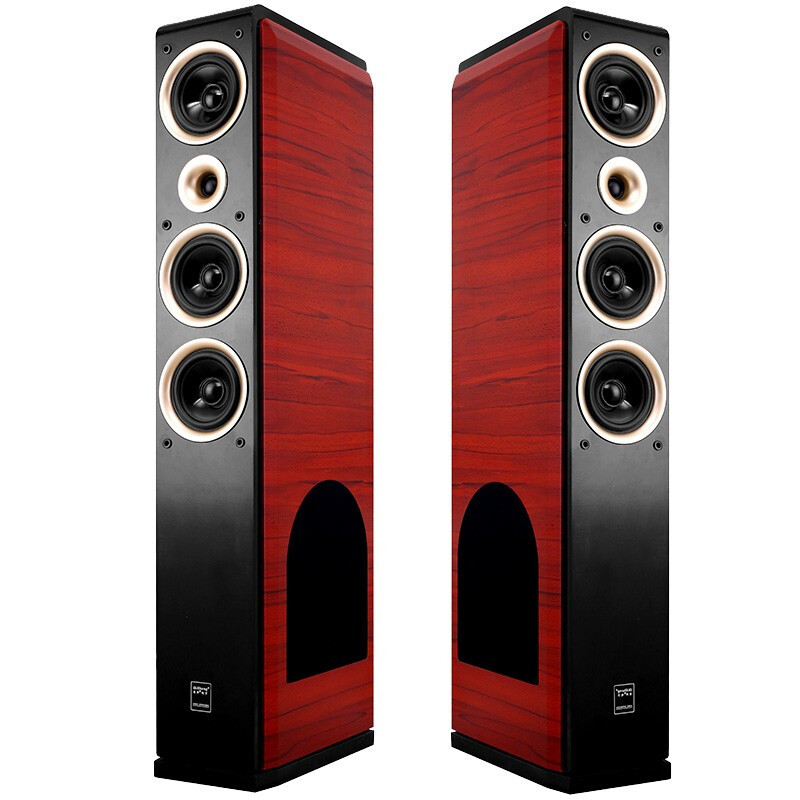 奇声无源音响HIFI音箱 新旷世 2.0声道木质无源家庭影院落地式音