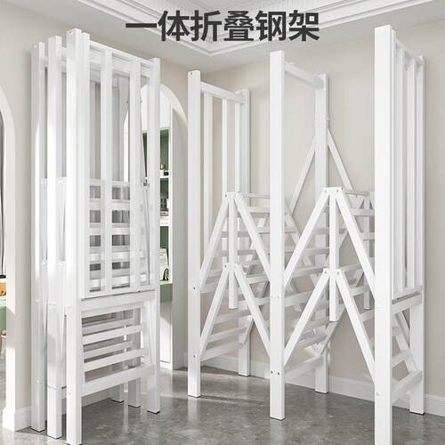 免安装折叠衣柜家用卧室出租房简易布衣柜加粗加厚全钢架结实新款