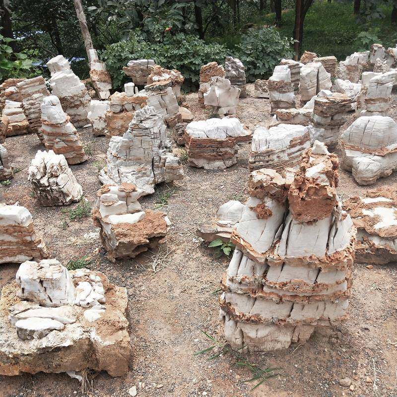 石太行山奇石厂家园林景观摆雕千层石庭院03件头塑可图片