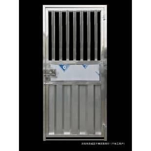 佛山304不锈钢家用铁门庭院门百叶门201不锈钢上下通风纱窗门单门