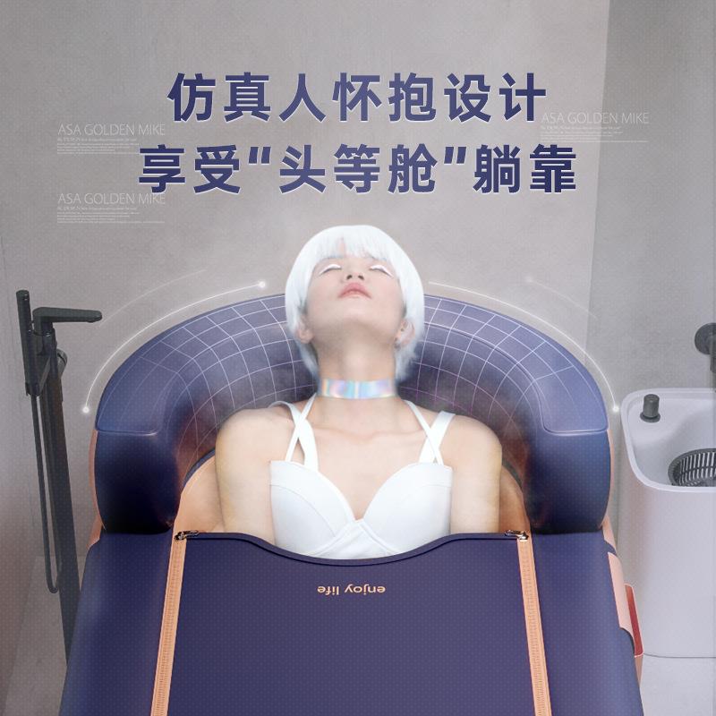 泡澡桶折叠大人浴缸浴桶宝宝全身洗澡桶儿童充气浴缸家用沐浴桶