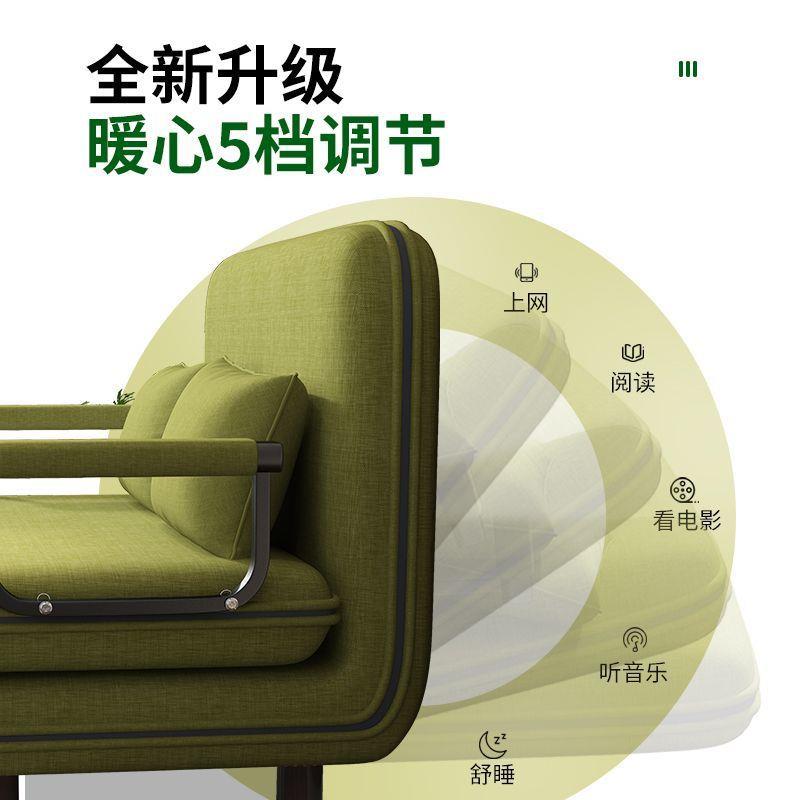 多功能沙发床两用小户型单人简易双人布艺客厅书房办公室可折叠床