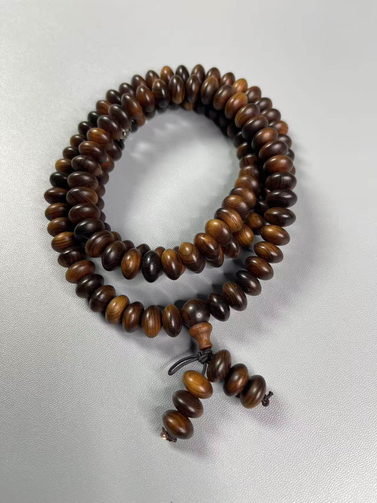 太行崖柏雷击木陈化料精品手串小众木作