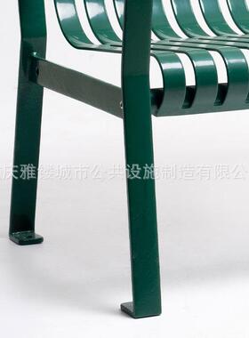 家直销户外厂闲园椅热浸塑等候公椅街道园林靠背长休FS16椅座椅