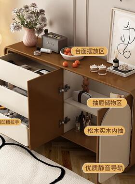 实斗木纳柜卧室五斗柜JUP床尾收物置物柜客厅靠储墙抽屉柜五斗橱