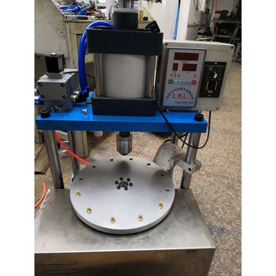 转APZ-5SDF盘装机半自动割器铆接机分脚垫塑料配件气动压机航空冲