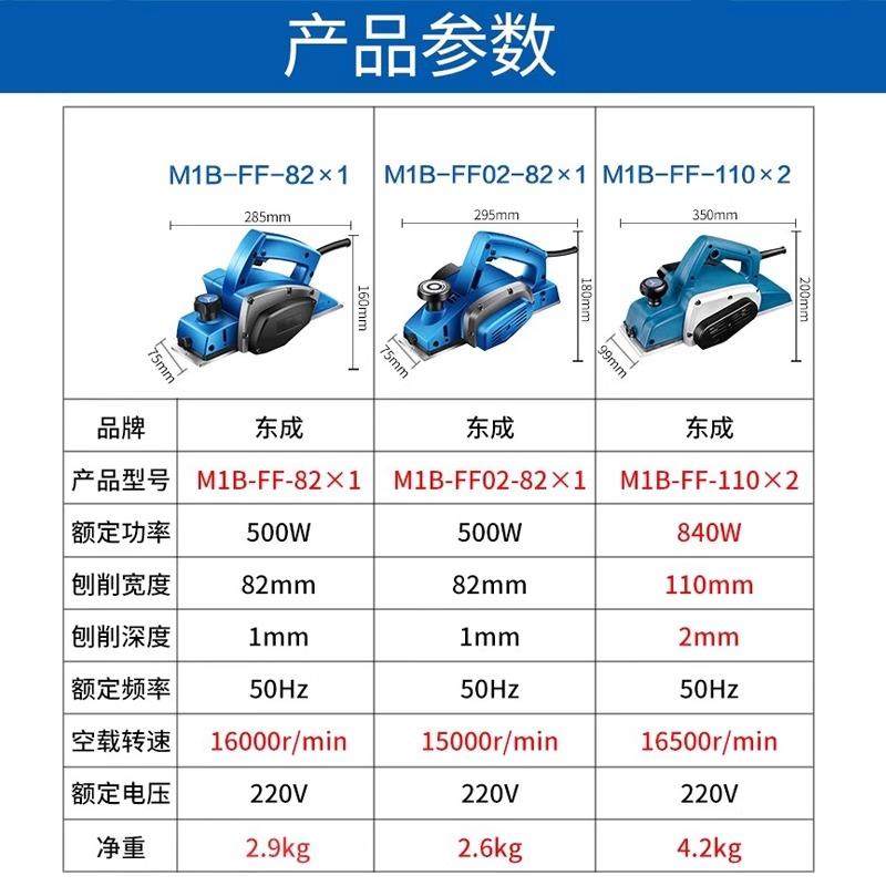 手提ISY木机多功刨能万用成东刨木刨子电动家用刨子木工2电2工0V