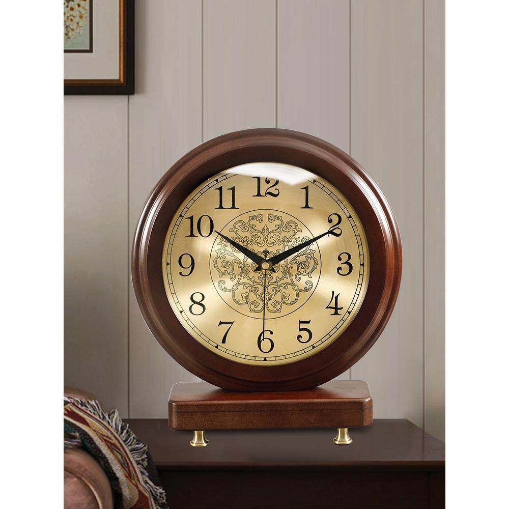 ?欧式台钟厅家用钟装饰钟表摆件视柜台木质坐钟电时复古QKV静音客,纺织面料/辅料/配套,纺织机械配件,淘宝优惠券,粉丝福利购,淘宝优惠卷