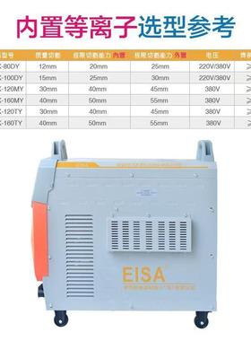 EISA莎置气泵等离子切割伊机LGK-800/100内/ZXZ12/160电焊切割两