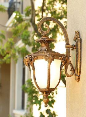 tb-56310式复古壁户外防水美式阳台灯过道欧庭院灯壁太阳灯能室外