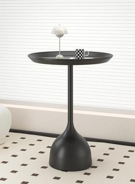 网红边几你茶现F87768JT代简约小迷圆桌几沙发艺边几床头置物桌铁