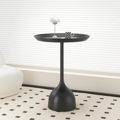 网红边几你茶现F87768JT代简约小迷圆桌几沙发艺边几床头置物桌铁