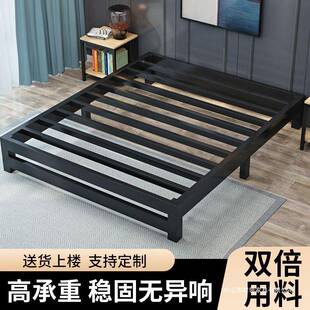 铁床床头加固铁加厚床双人床1架见详情.8x2米艺床架1米单无人铁艺