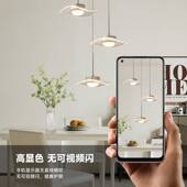 餐厅灯现代设计荷叶草帽吧台灯卧室书房led飞碟灯中山灯具厂直销