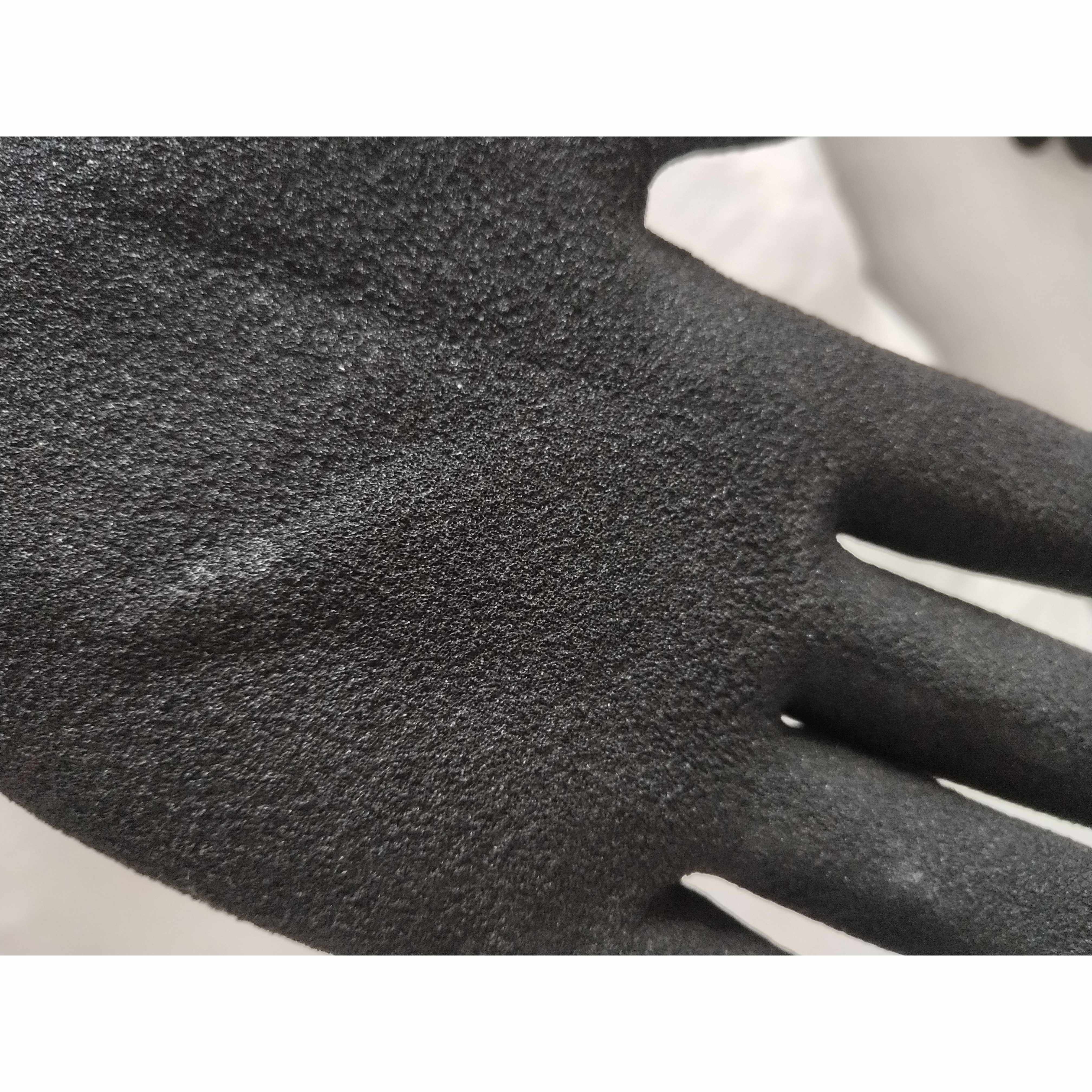 #邮喷盐皮磨砂双层包浸胶耐磨气防滑丁青劳保工作88810273手套透