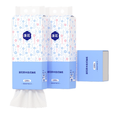 小蛮熊漫花大包悬挂式抽纸