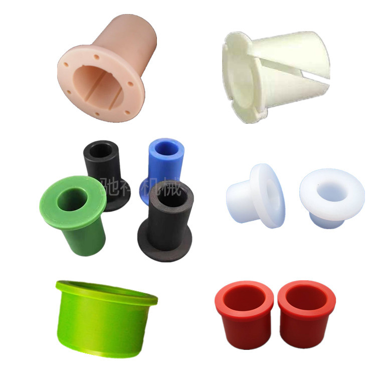 尼龙垫圈法兰绝缘垫片塑料轴套翻边衬套台阶凹凸垫圈电晶体绝缘套