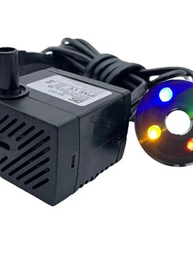 风水轮流水摆件抽水水泵雾化器造雾气鱼缸雾M化加湿器水景起雾烟