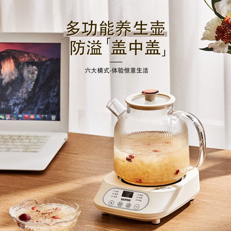 德国202d5新款玻璃养生壶煮茶器恒温壶全自动煮茶壶家用电热花茶