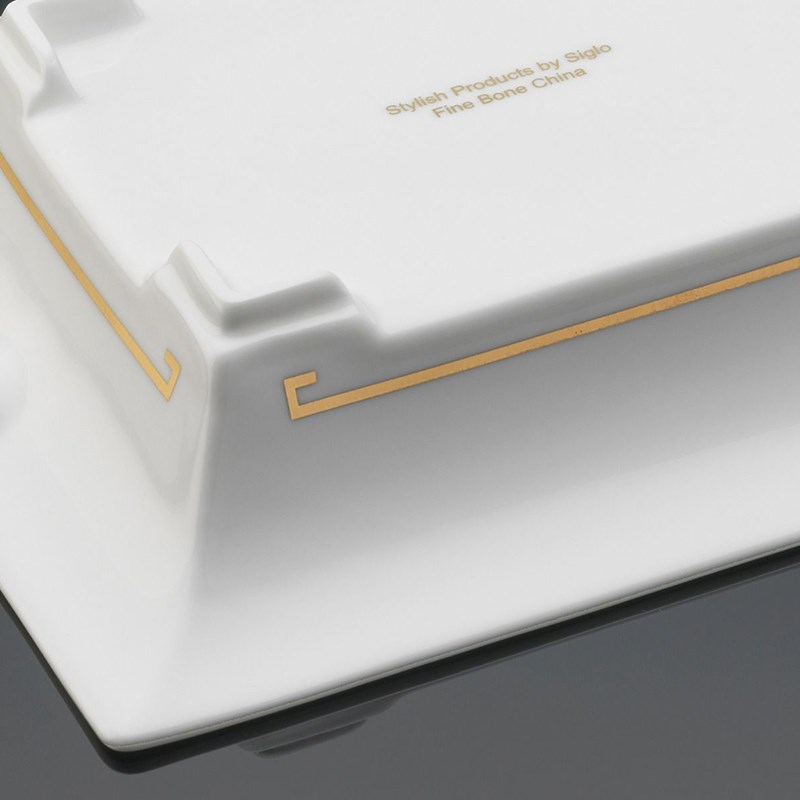 Sislo Opulenot Ashtray世纪雪茄烟灰缸 富丽堂皇系列 骨瓷材质