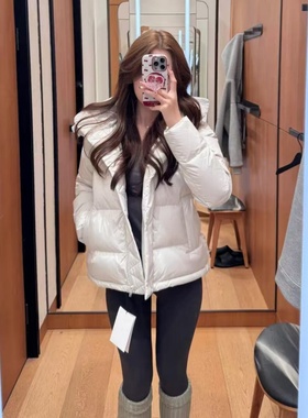 现货lulu同款五格羽绒服露露Wunder Puff泡芙鹅绒保暖连帽外套女