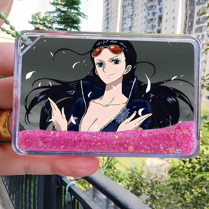 妮可罗宾流沙麻将流麻挂件diy海贼王航海王周边透明亚克力摆件