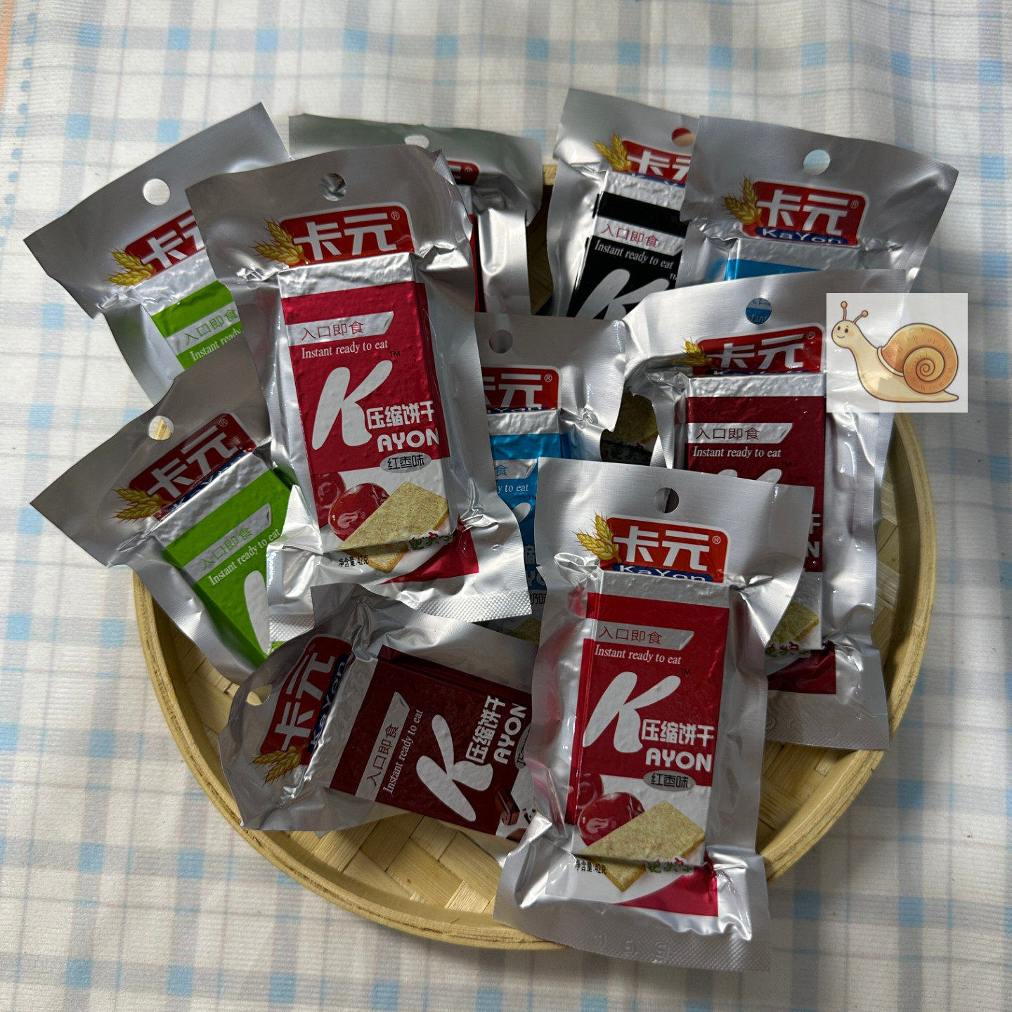 卡元压缩饼干杂粮代餐户外干粮