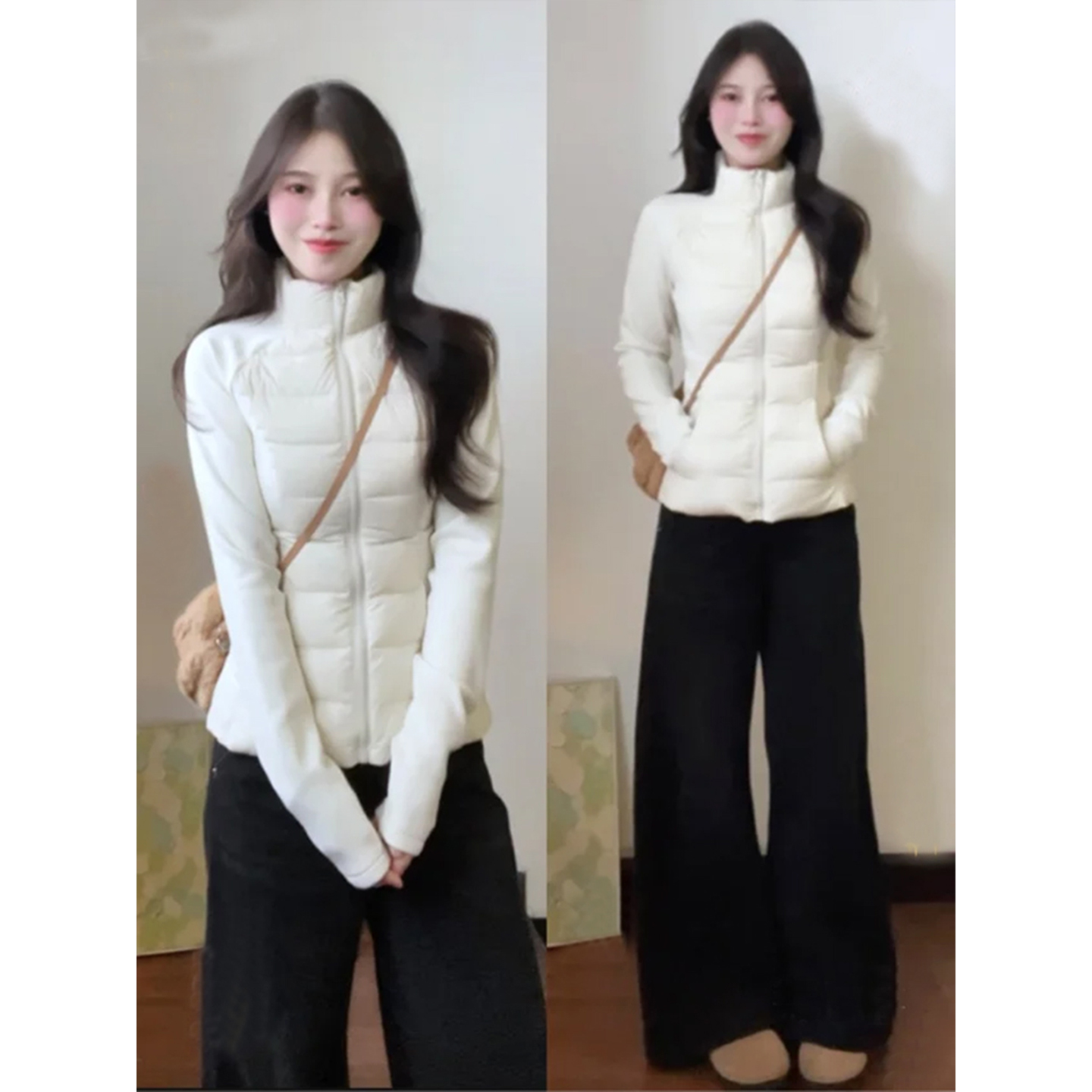 【送运费险】收腰显瘦排骨羽绒服
