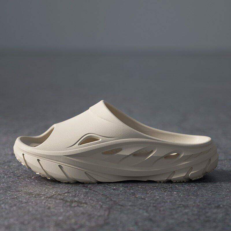 运动拖鞋男士夏季外穿2026新款家居室内洗澡防滑厚底踩屎感凉拖鞋