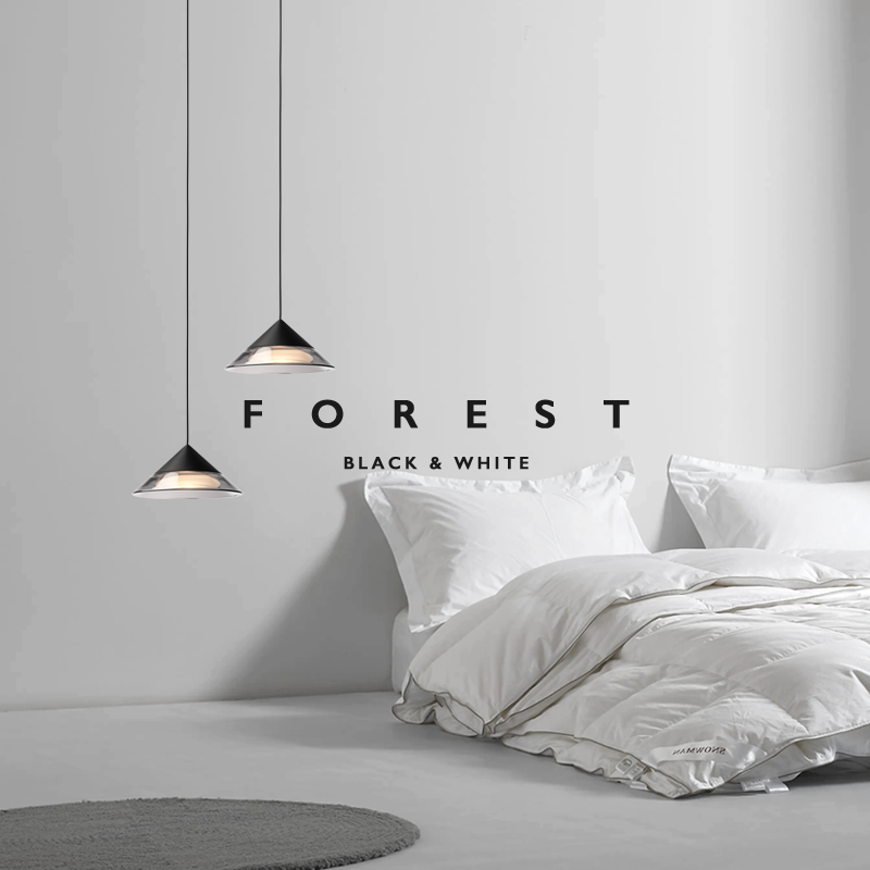 意式极简 卧室床头小吊灯现代简约创意设计师客厅餐厅吧台玻璃灯