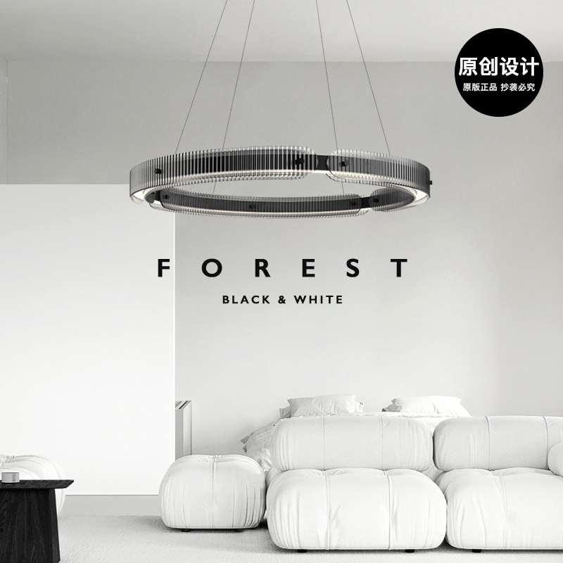 上下发光餐厅卧室灯具意式极简
