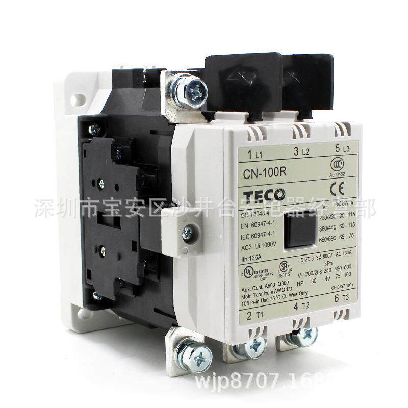 全新原装台安TECO交流接触器东元CN-100R AC110V 220V 380V