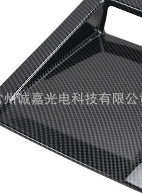 适用于斯巴鲁WRX 15-21年 后杠风口 斯巴鲁后杠侧通风口 黑色碳纹