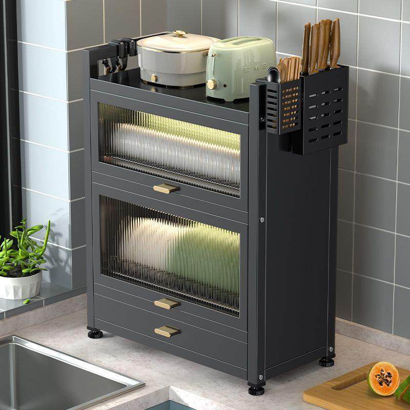 厨房碗碟收纳架带门防尘碗架台面多功能收纳盒家用碗筷碗盘沥水架,厨房/烹饪用具,抹布架/厨房清洁收纳架,淘宝优惠券,粉丝福利购,淘宝优惠卷