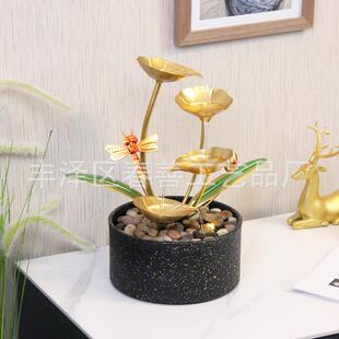 Home decor家居流水摆件卧室前台办公室客厅桌面摆件流水创意摆件