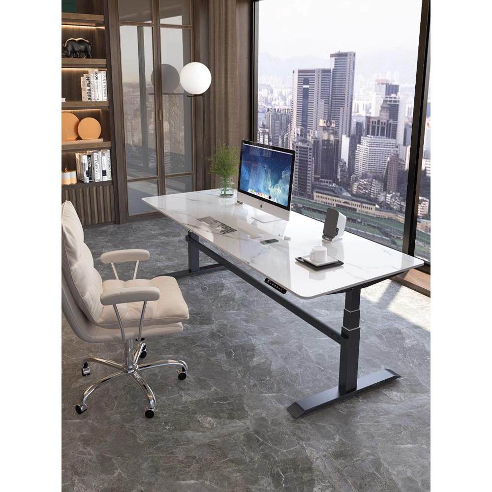 电动升降桌岩板现代简约书桌电脑桌家用书房写字桌电竟桌办公桌子,商业/办公家具,办公升降台/升降桌,淘宝优惠券,粉丝福利购,淘宝优惠卷