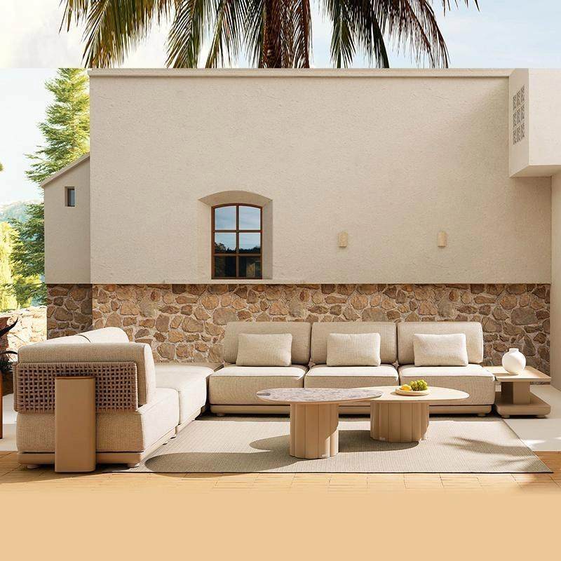 户外沙发庭院组合别墅花园休闲室外酒店露台创意绳编防水防晒家具,住宅家具,户外沙发,淘宝优惠券,粉丝福利购,淘宝优惠卷