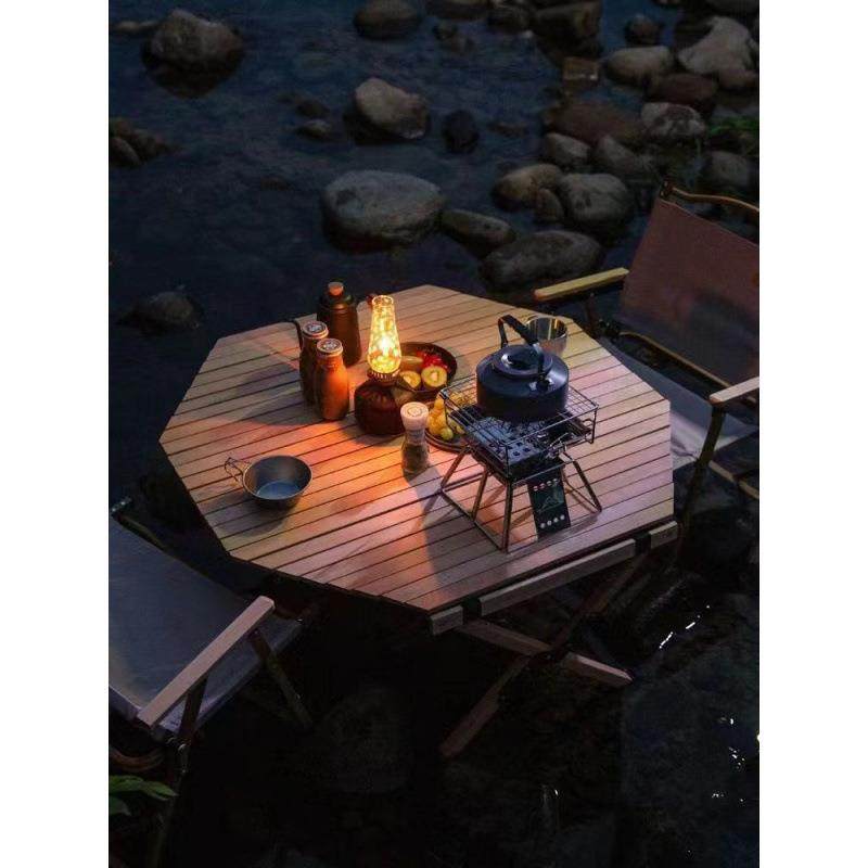 八角户外桌子六角蛋卷桌户外桌椅套装全套网红露营花园室内外庭院,户外/登山/野营/旅行用品,户外桌椅套装,淘宝优惠券,粉丝福利购,淘宝优惠卷