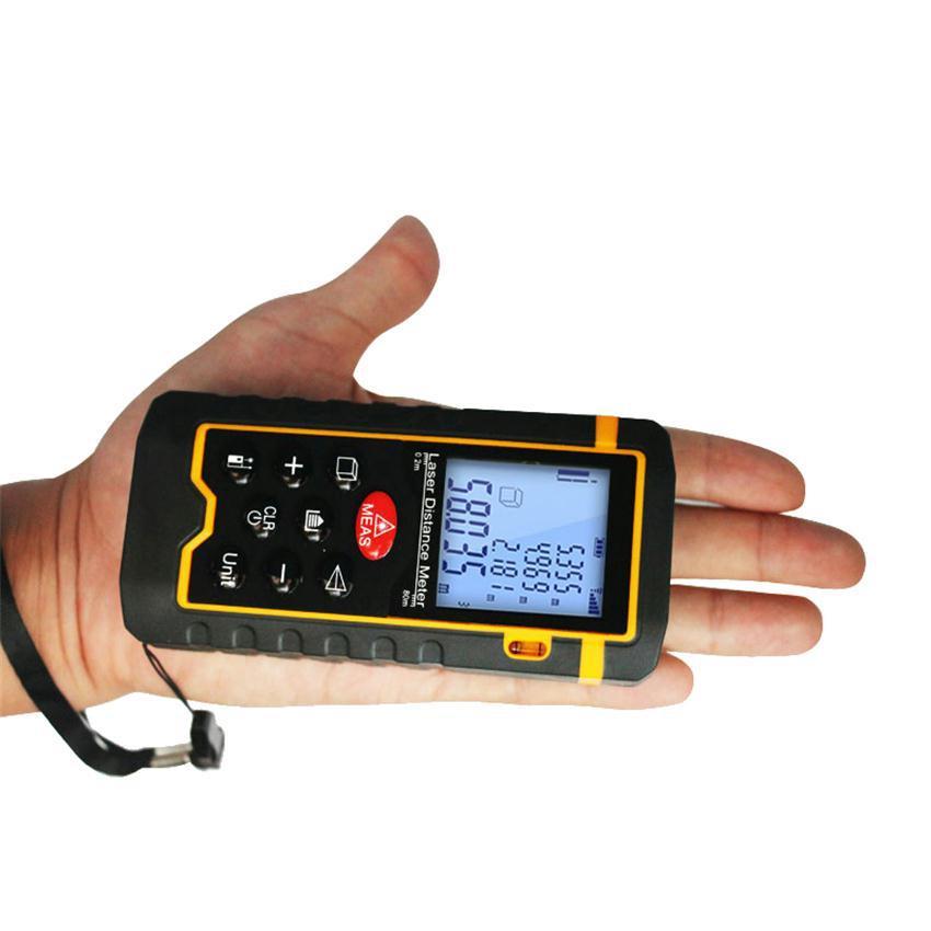 ht-180数字激光测距仪40，60，80，100米手持式红外线距离测量仪