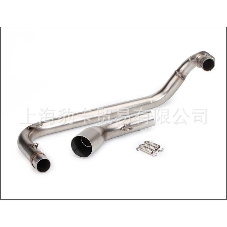 摩托车跑车改装MSX小猴子125不锈钢前段弯管大排量碳纤排气管