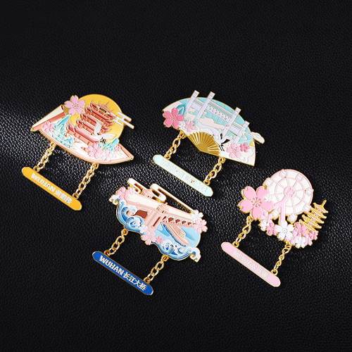 金属卡通冰箱贴景区纪念文创礼品磁性贴创意硬磁性滴胶冰箱贴定制