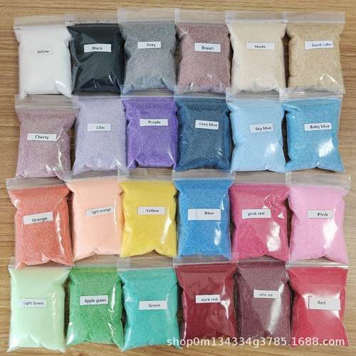 工厂直供跨境彩色沙蜡颗粒亚马逊爆款珍珠蜡浮水沙蜡颗