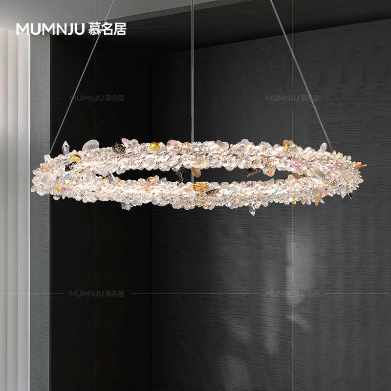 居2025新款轻奢客厅吊灯设计师现代简约水晶卧室餐厅大厅主灯