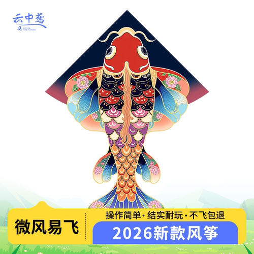 2026潍坊锦鲤风筝微风易飞