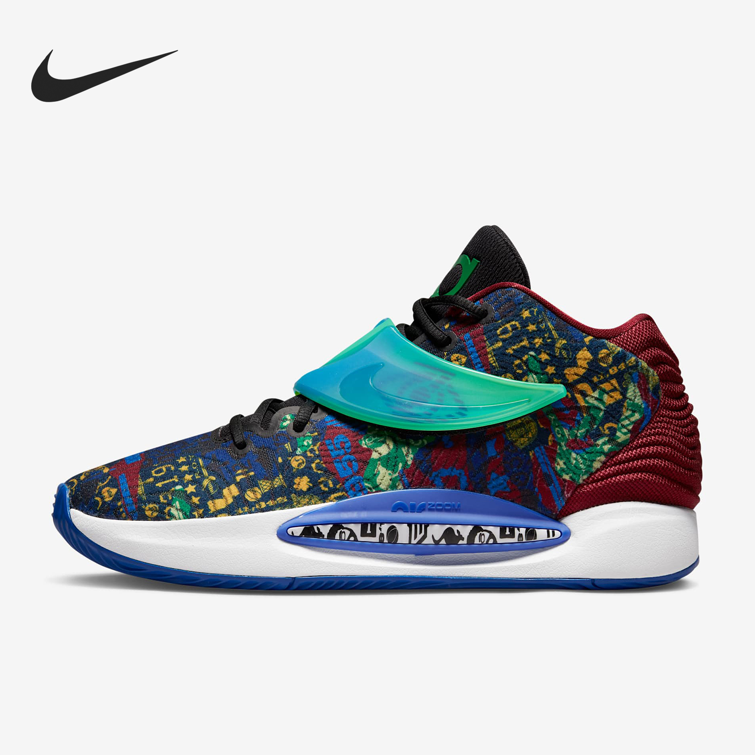 Nike/耐克正品KD NRG杜兰特14男士中帮实战篮球鞋DC9382-500