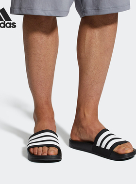 Adidas/阿迪达斯正品当季新款ADILETTE SHOWER男女休闲拖鞋AQ1701
