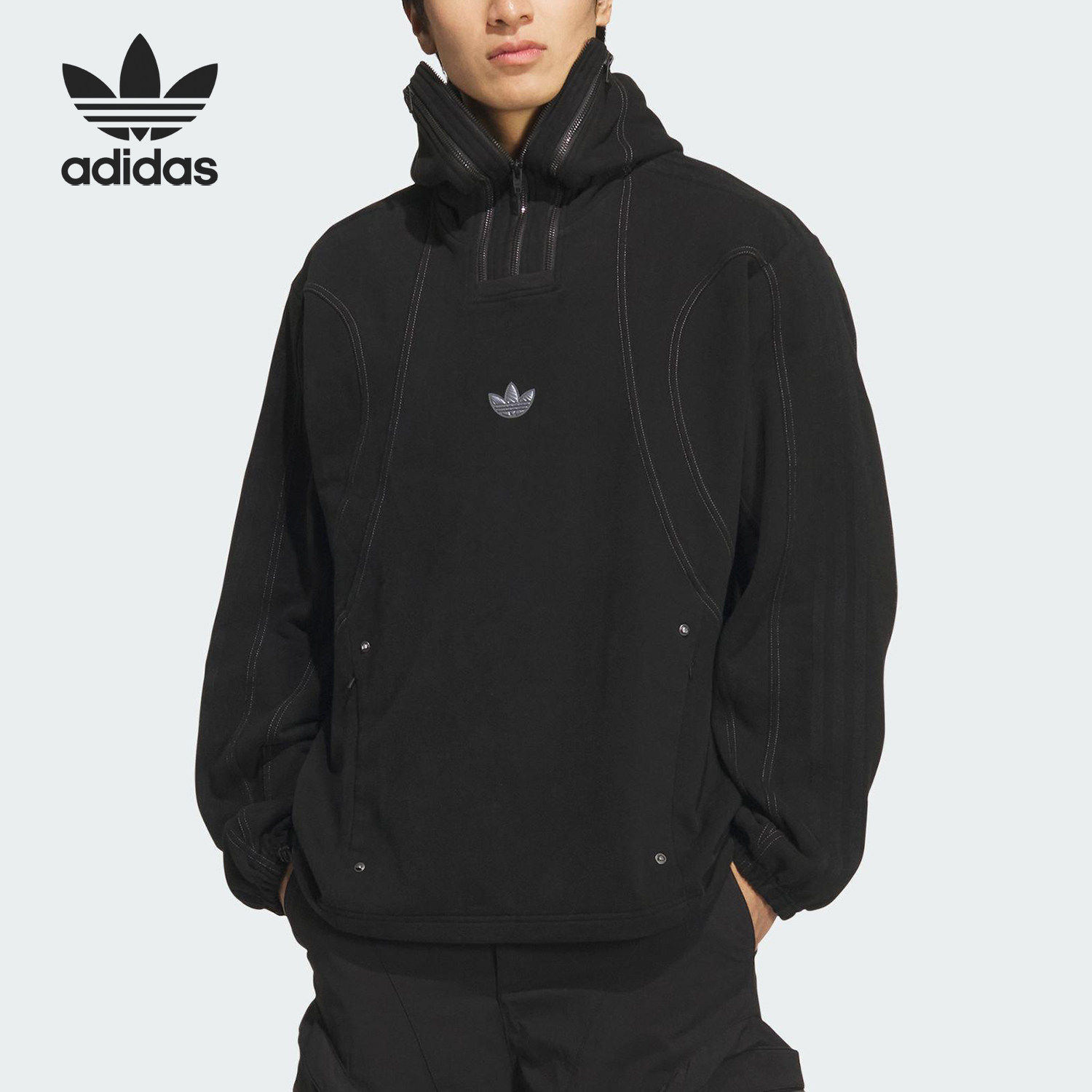 Adidas/阿迪达斯正品三叶草男女潮流宽松保暖休闲卫衣KS8234,运动服/休闲服装,运动卫衣/套头衫,淘宝优惠券,粉丝福利购,淘宝优惠卷