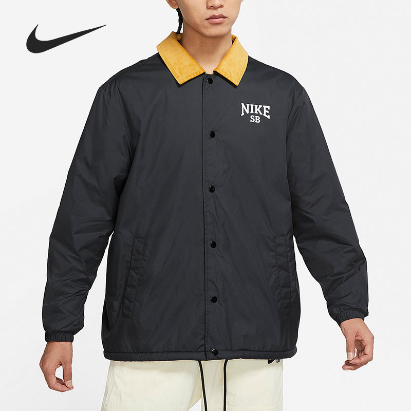 Nike/耐克正品运动男子SB训练休闲翻领夹克外套DM0871-010,运动服/休闲服装,运动茄克/外套,淘宝优惠券,粉丝福利购,淘宝优惠卷